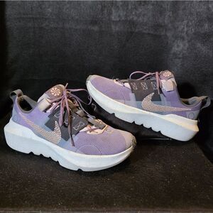 Nike Women's Lavender and Gray Sneakers